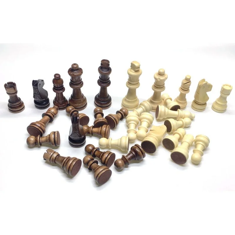 

2021 Foreign Trade New Products Wooden Chess Pieces Various Specifications Wooden Chess Pieces 3 Inches