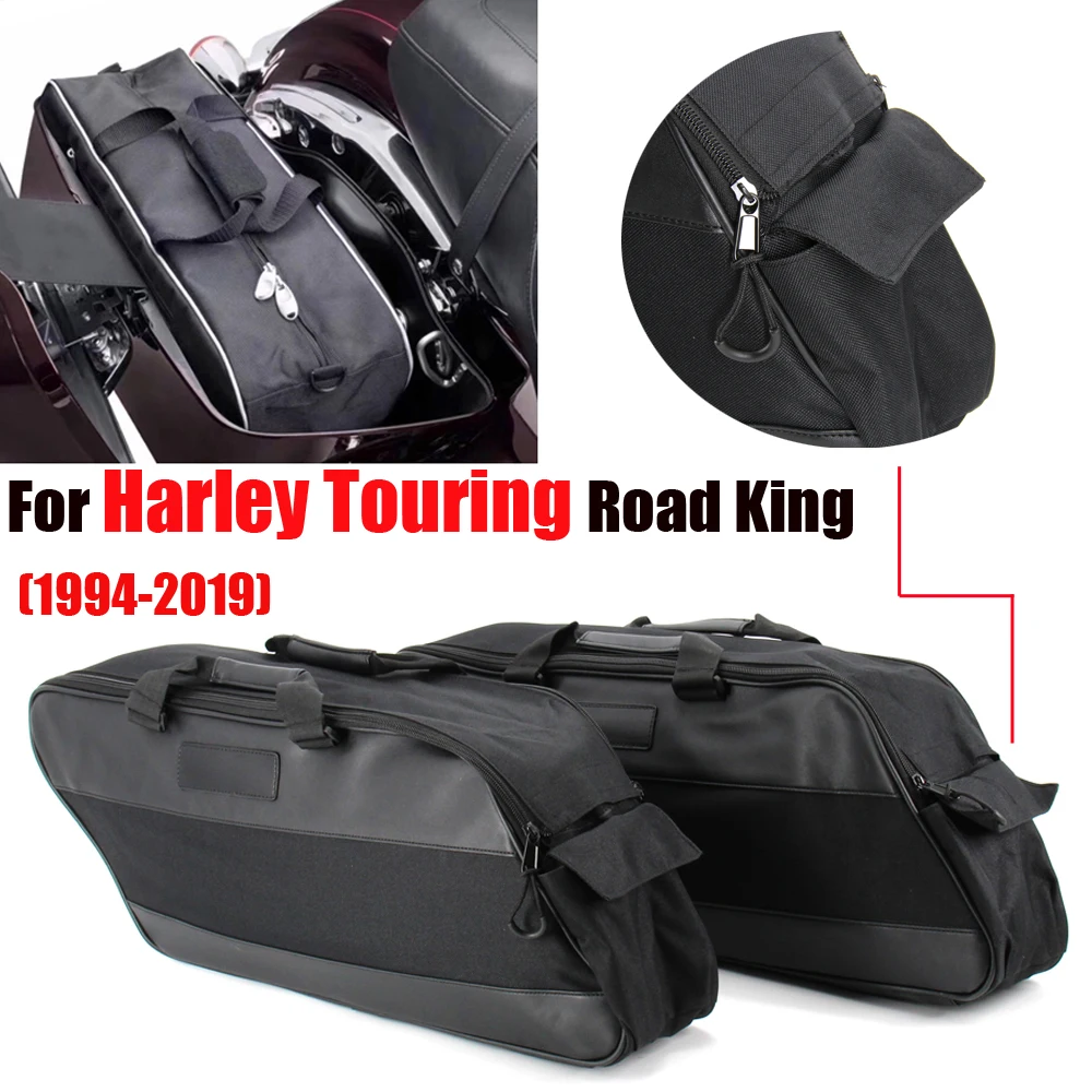 

For Harley Touring Street Electra Glide Road King CVO Ultra Motorcycle Hard Saddlebag Liners Laggage Bag Travel Luggage Paks