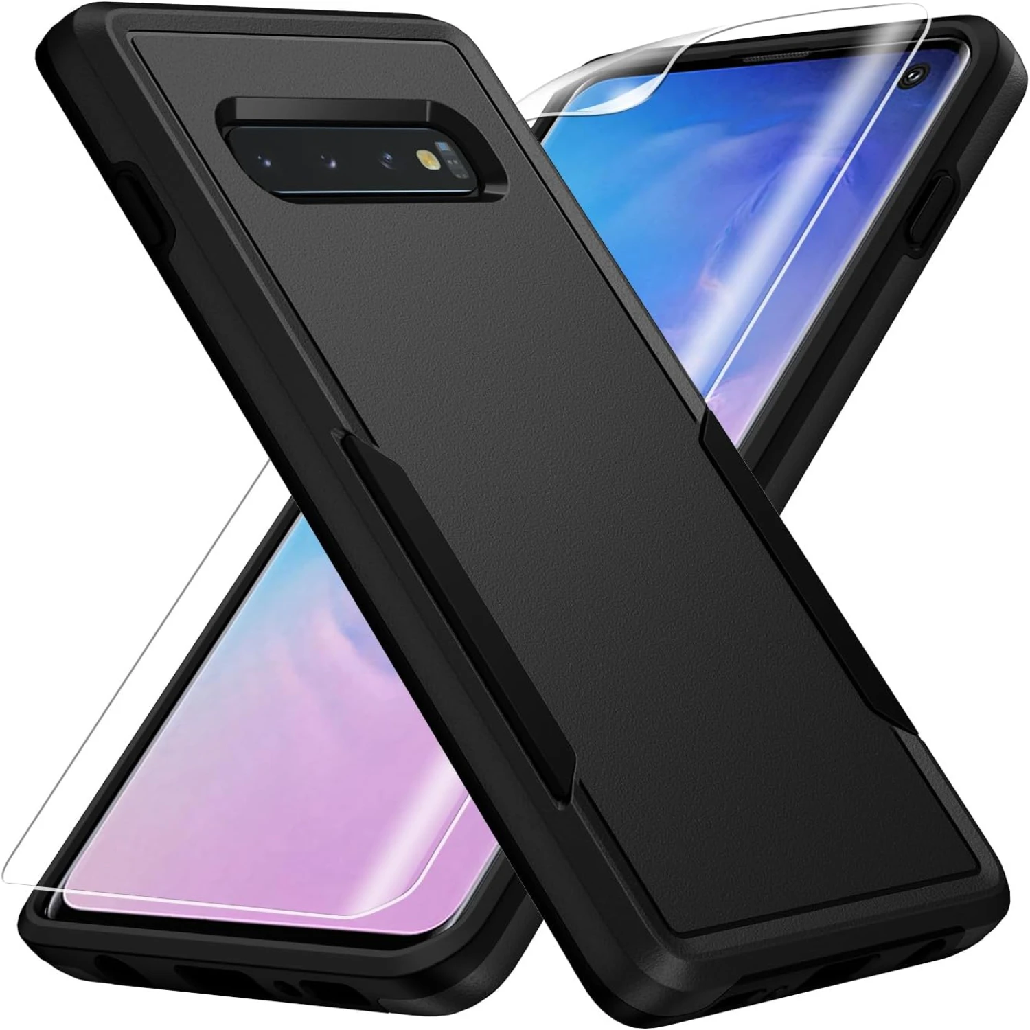 Чехол для Galax S10 чехол с защитной пленкой экрана HD [протестированный в падению