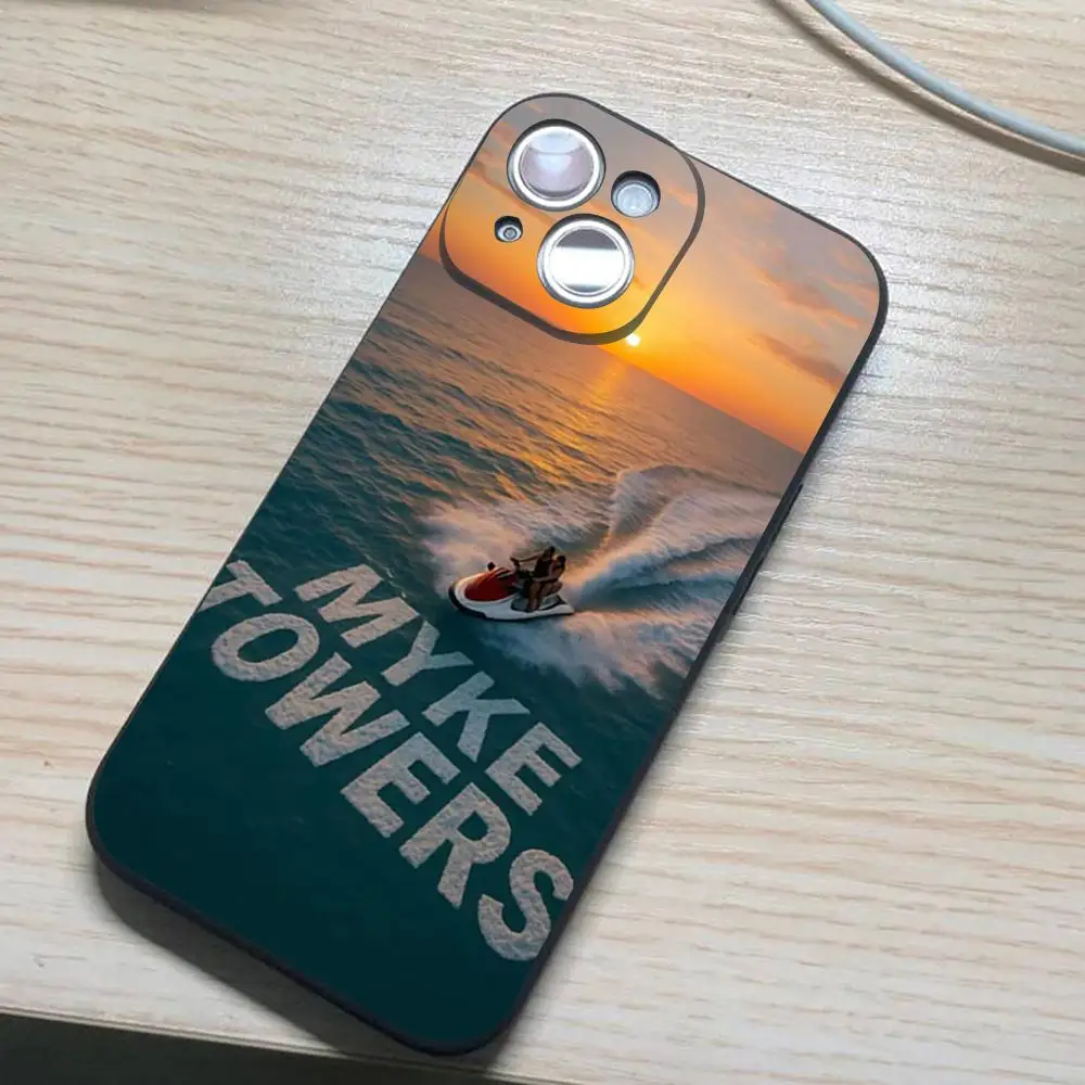Чехол для телефона Rapper Myke Towers для iPhone 17 Pro Max 16 15 14 Pro Max 13 11 X Xs Xr 8 7 Plus, силиконовый чехол (art.: 3920d35c08eaa) - 3920d35c08eaa