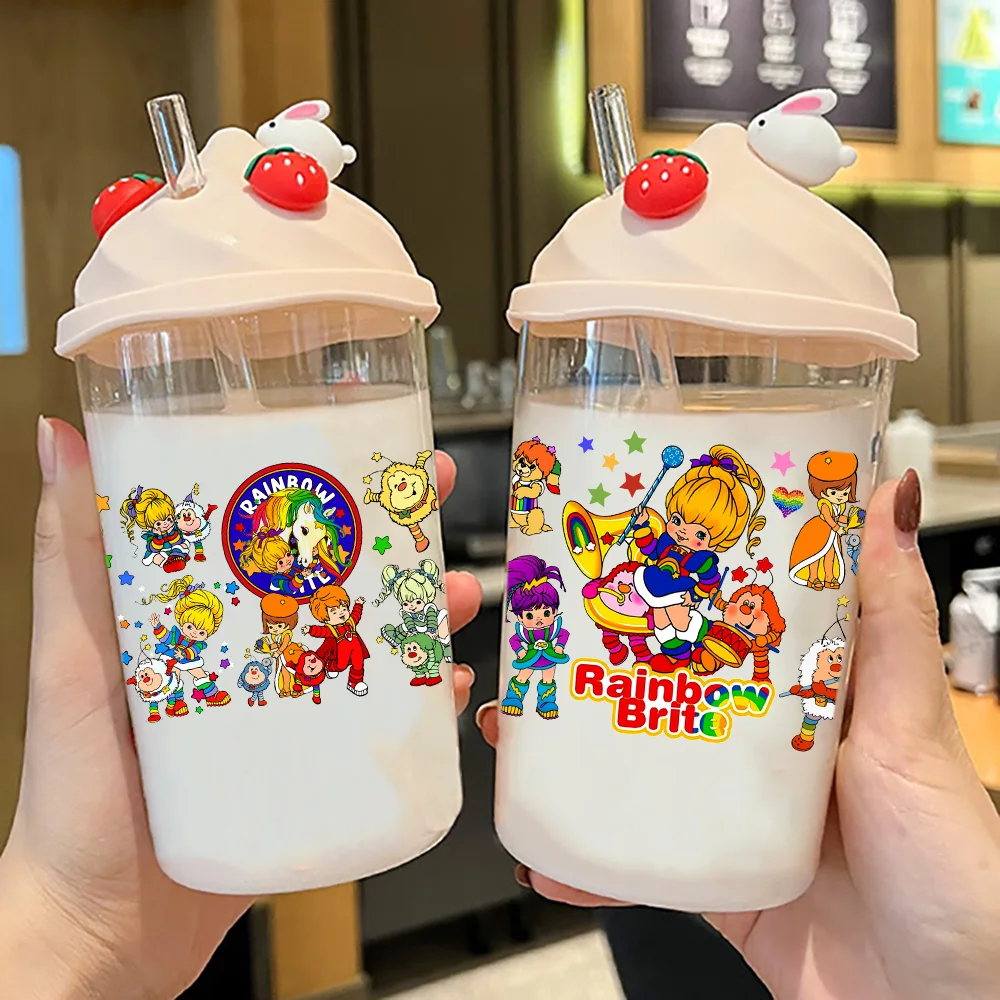 Радужная девушка водонепроницаемые наклейки сделай сам 3D переводы хрустальные