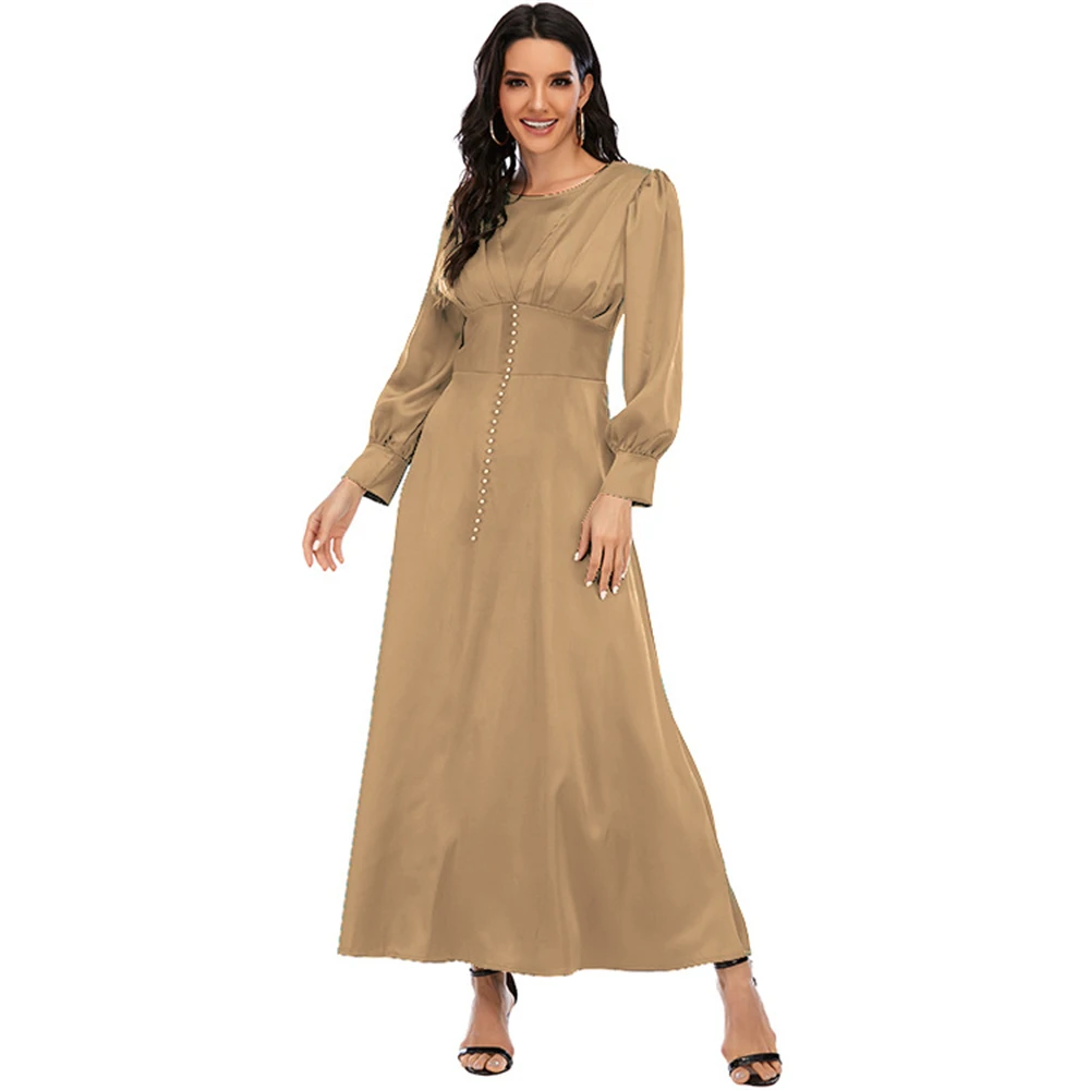 Роскошное мусульманское платье Дубай 2024 Abaya для женщин Eid Arabic Femme вечерние Jalabiya