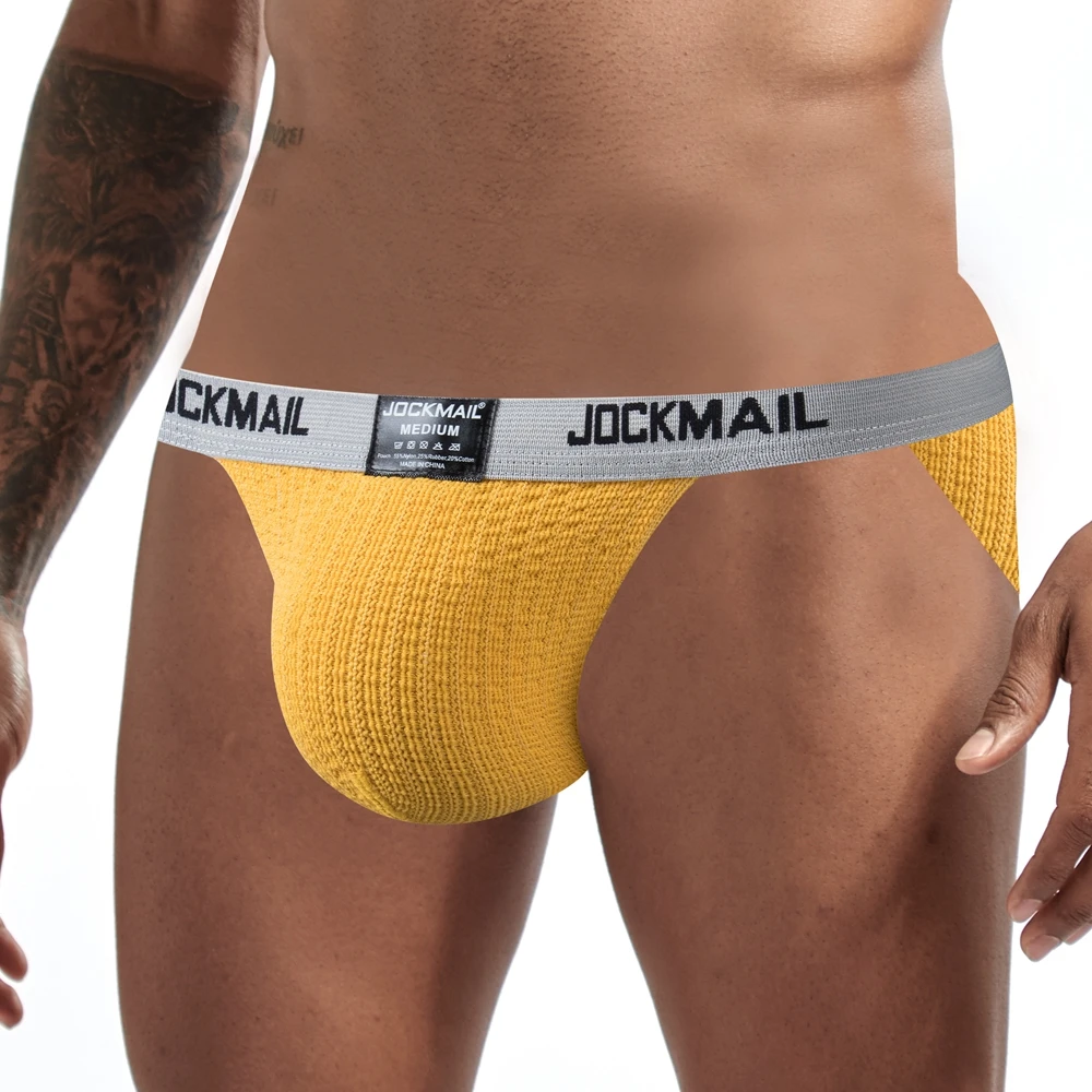 3D U Convex Space Pouch Men's Underwear Soft Comfy Briefs Shorts Sexy Sissy Jockstraps Underpants Biniki Short Pants