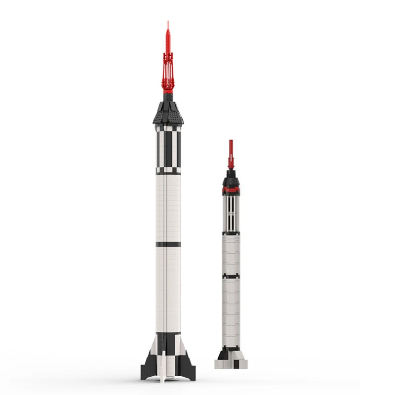 MOC-79193 Space Explore Rocket набор строительных блоков модель Mercuryed-Redstone для запуска