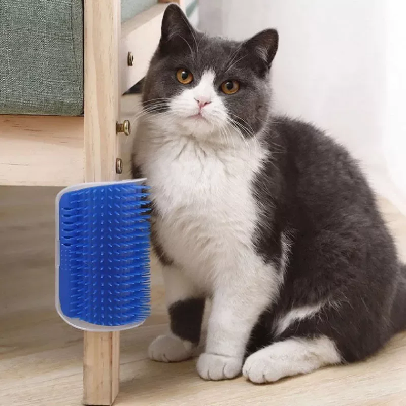 

Cats Brush Corner Self Groomer Massageer Brush Hair Removal Comb Pet Supplies Grooming Hair Shedding Trimming Cat Massage Brush