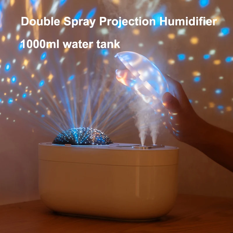 Увлажнитель-Ароматизатор воздуха Аккумуляторный с зарядкой от USB 2000 мА · ч |