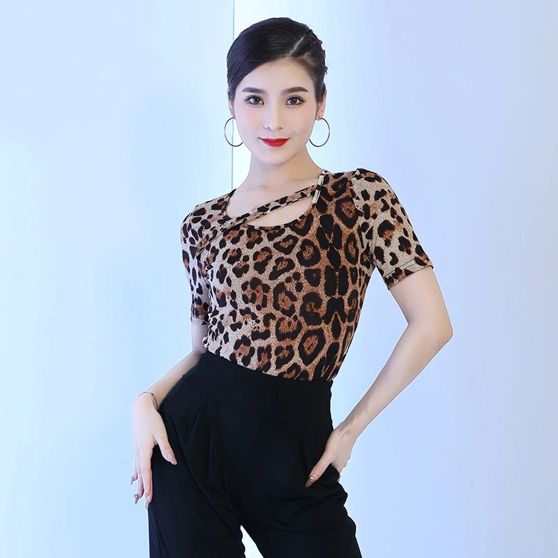 

Топы для латиноамериканских танцев, профессиональная черная рубашка для бальных танцев, одежда для тренировок, одежда для румбы, танго, ча-ч...