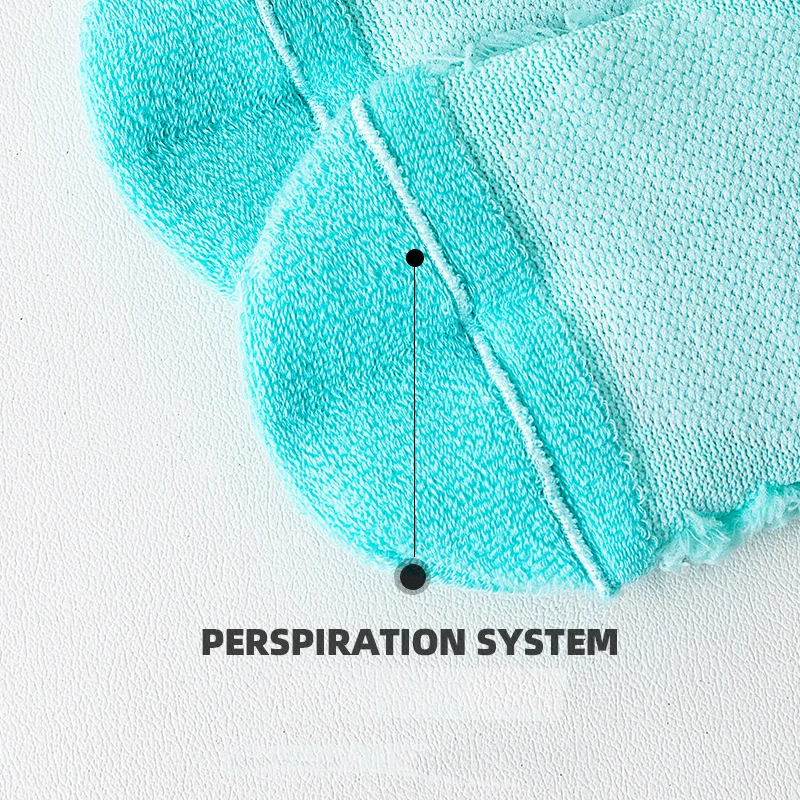 Sports Socks Men's Sports Sock Sweat Absorbent Wear Resistant Terry Massage Bottom Outdoor Running Fitness Compression Sock Boat