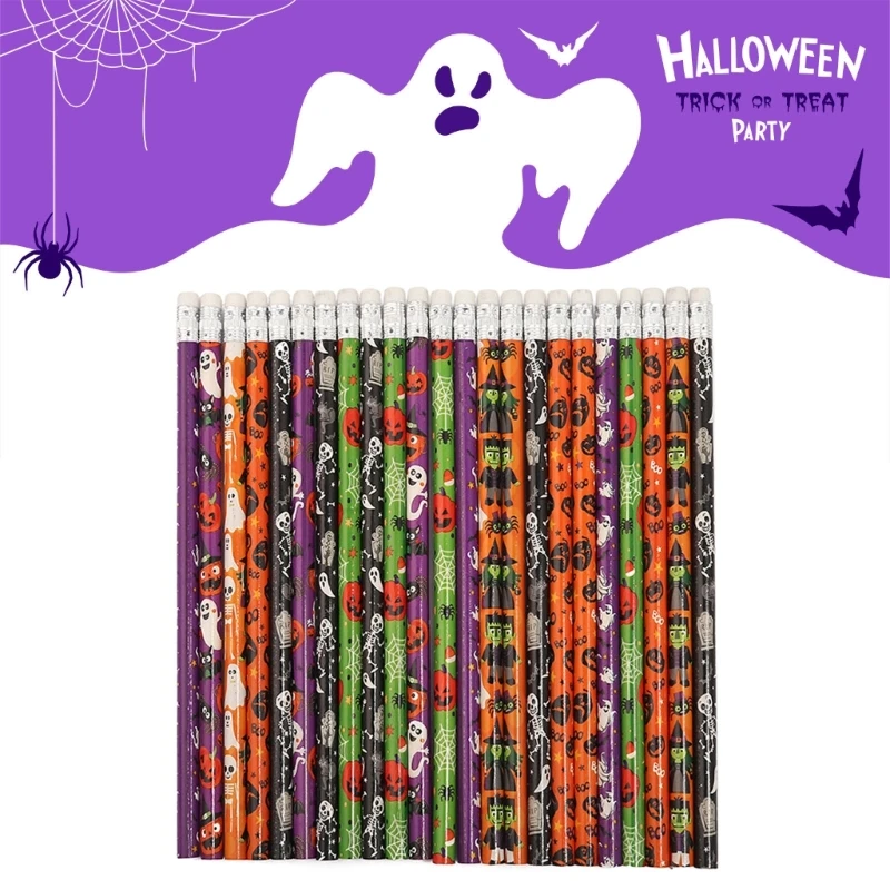 With Erasers Halloween Stationery Set Halloween Party Gift Bag Fillers
