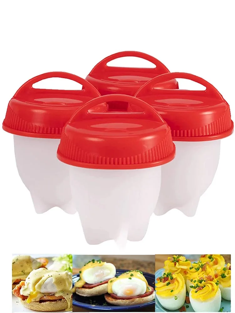 

Egg Cooker Flexible Silicone Non-Stick Kitchen Egg Poachers Kitchen Gadgets Baking Accessories Mold Cooking Egg Cooker 6pcs/set