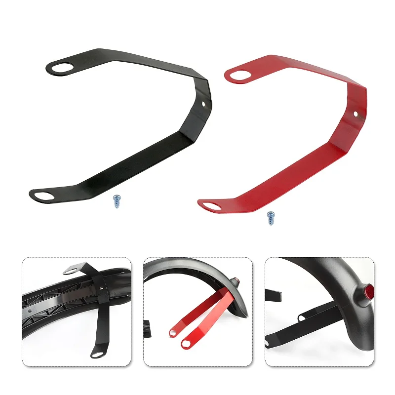 

Aluminum Alloy Rear Fender Support for NINEBOT MAX G30 G30D Electric Scooter Mudguard Bracket Scooter Accessories Red /Black
