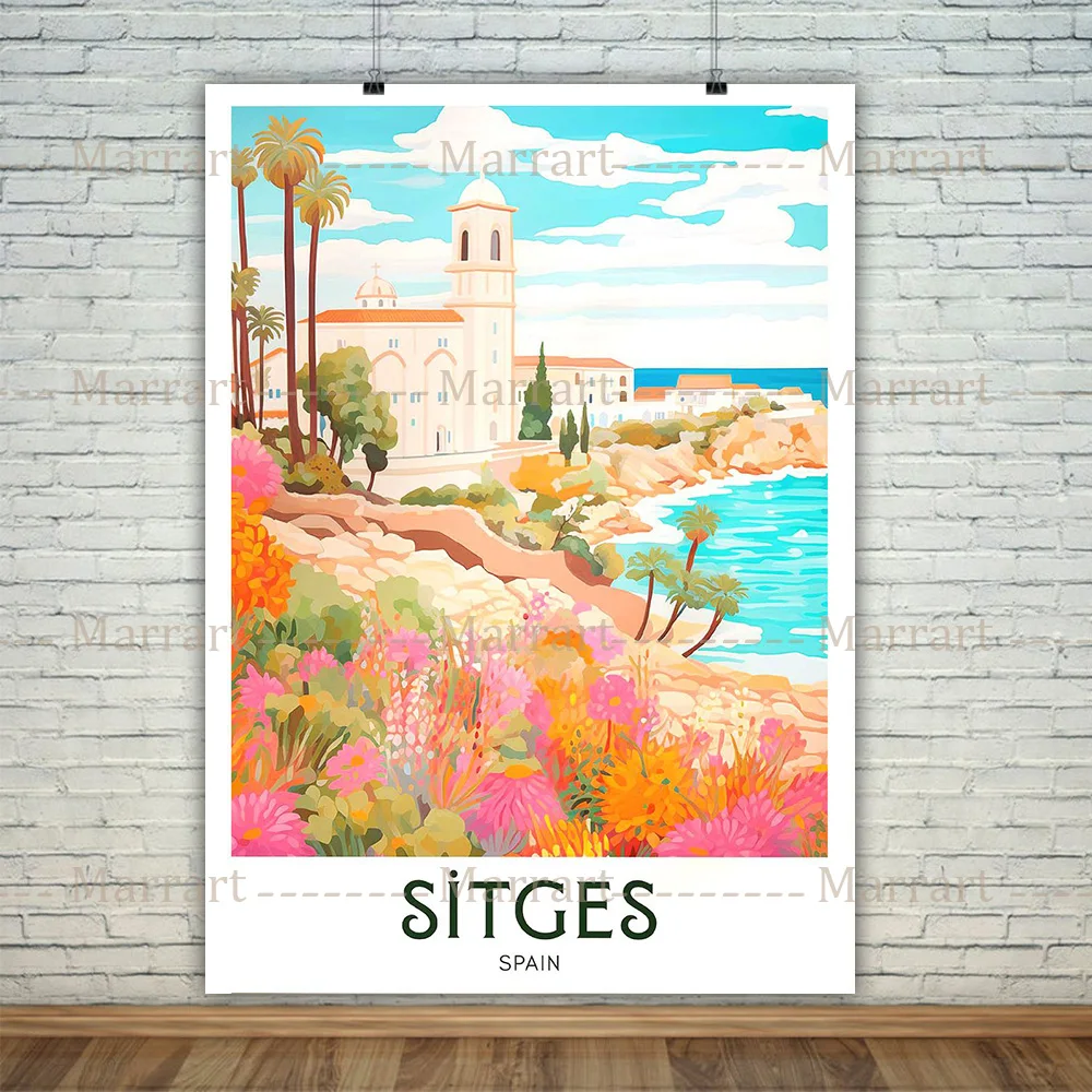 Принт Берлин Писа Одинapore Насторы Стотgart Сидней Таиланд Модный город путешествие