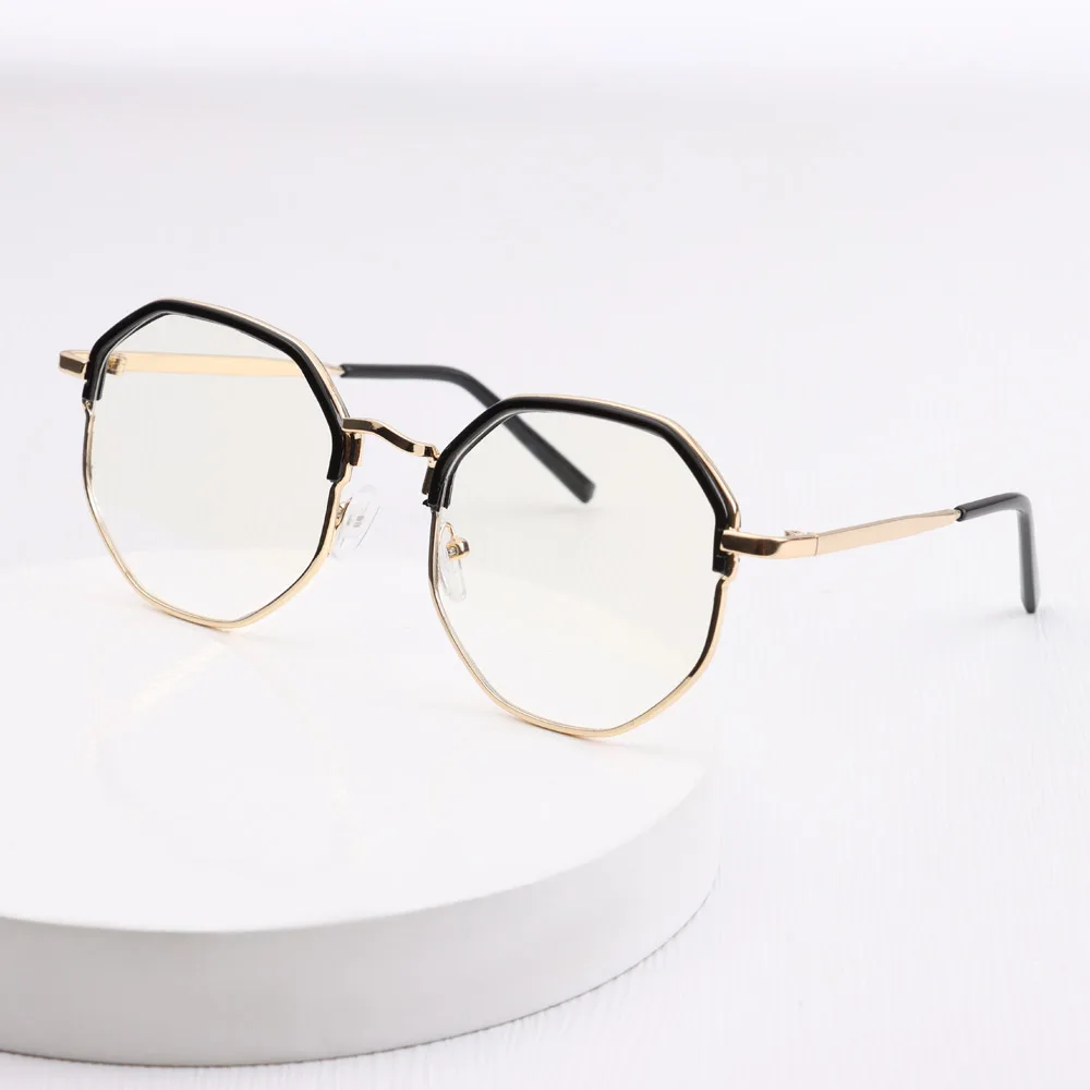 

Trends Anti Blue Light Oversized Glasses Office Computer Women Blue Blocking Gaming Big Size Men Eyeglasses Frame