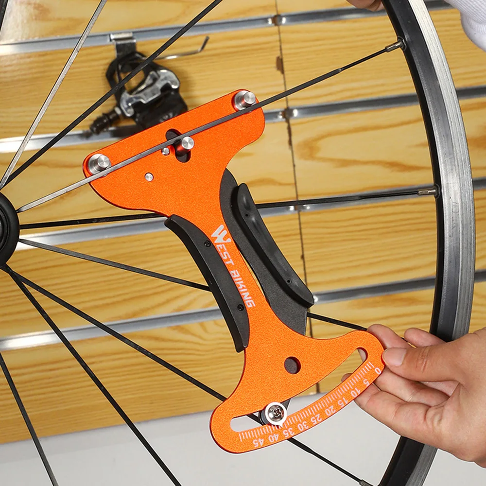 

Bicycle Tool Spoke Tension Meter For MTB Road Bike Wheel Spokes Checker Indicator with Wrench Bicycle Spoke Repair Tool