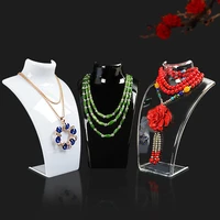 40hotnecklace display stand mannequin exquisite acrylic multipurpose compact jewelry display holder for home