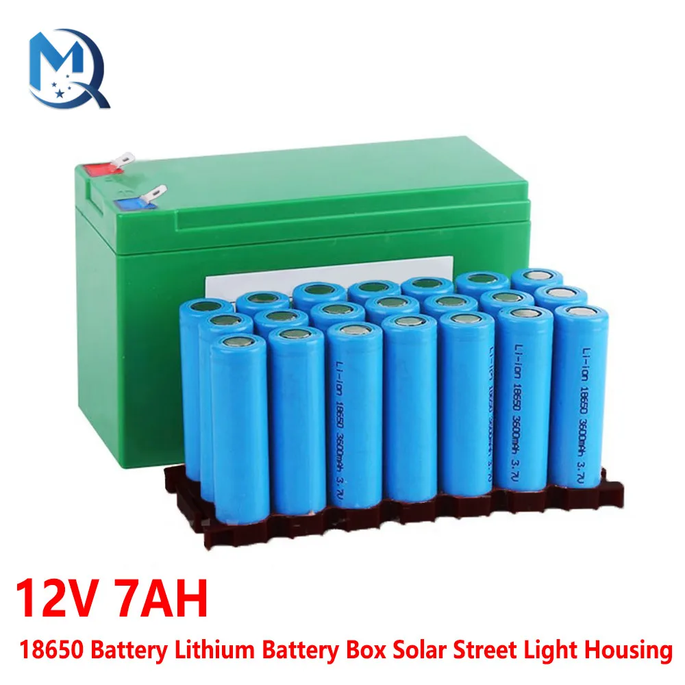

12V7Ah Battery Case 18650 Holder for DIY 12V 7Ah Lithium Battery LiFePO4 Case 18650 Storage Box Waterproof, Explosion-proof