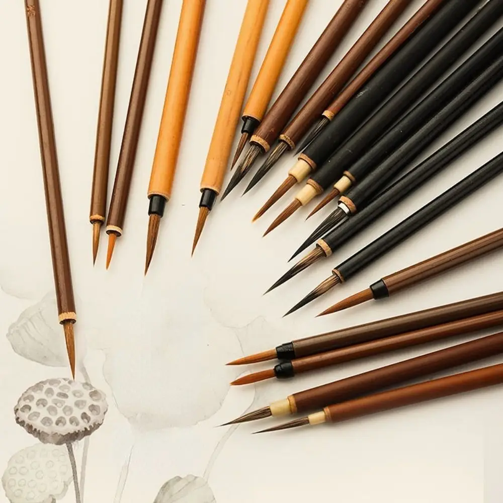 

1PC Wolf Hair Writing Brush Chinese Calligraphy Brushes Pen Artist Painting Drawing Office Supplies