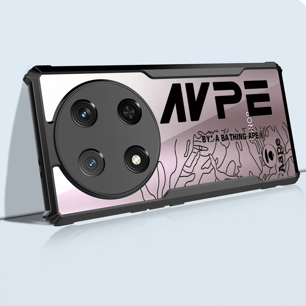 Прозрачный чехол для Honor X9C X8C X7C X6C X9B X8B X7B X6B X5B X9A X8A X7A X6A 4G/5G защиты от падения узор No