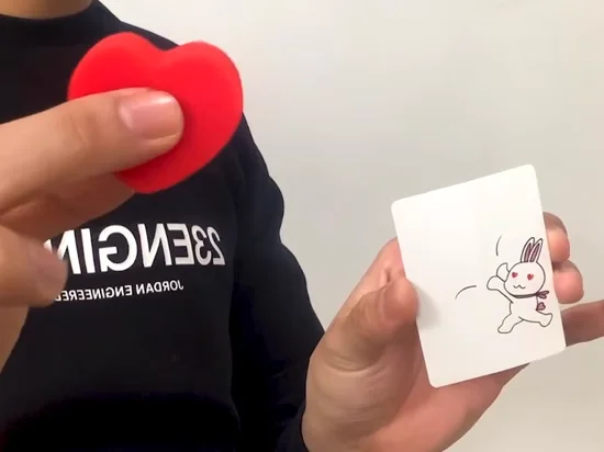 Губка в форме кролика от J.C Magic Tricks Heart On the Card To Real Heart Губка Magia Крупным планом lllusions Уловки Ментализм Реквизит (art.: 3920cd0ded3f9) - 3920cd0ded3f9