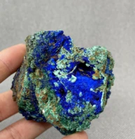 new 161g natural beautiful azurite and malachite symbiotic mineral specimen crystal stones and crystals healing crystal