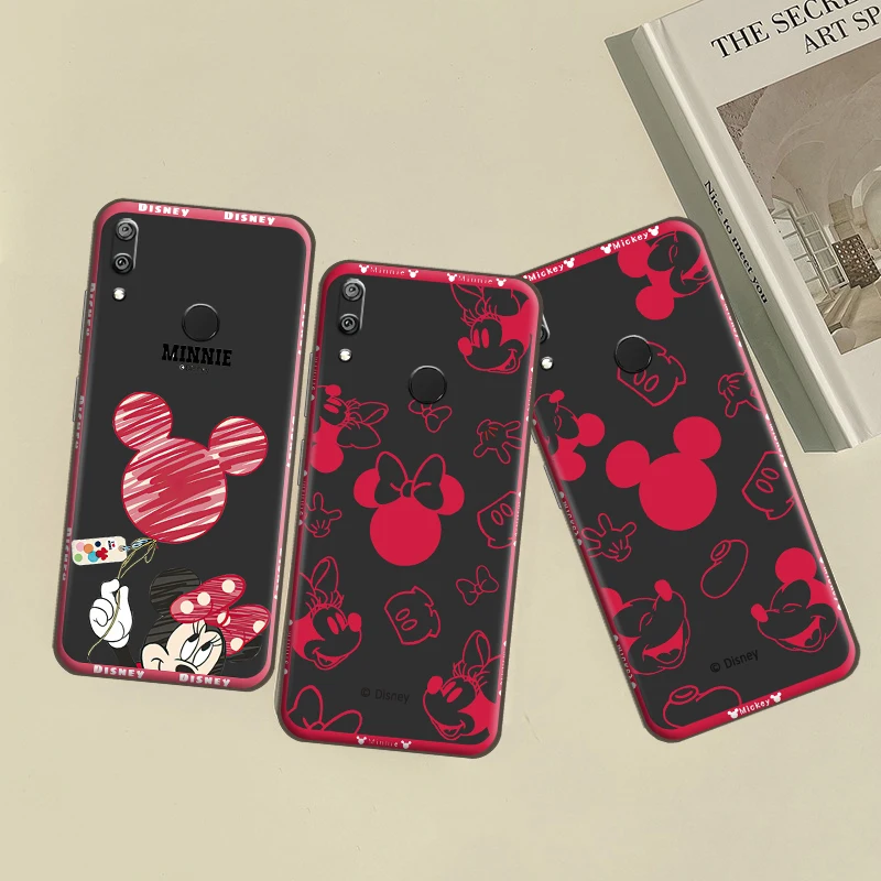 

Disney Red Mickey Mouse For Huawei Silicon Cover TPU Silicone Soft Back Cover Phone Case For Huawei Y9 Prime Y7 Y7P Case