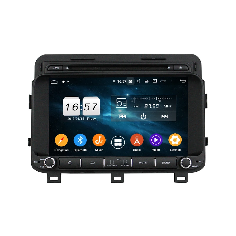 Автомобильный радиоприемник PX6 8 дюймов Android 10 0 для KIA K5 OPTIMA 2014-2015 DVD-плеер 4 + 64 ГБ