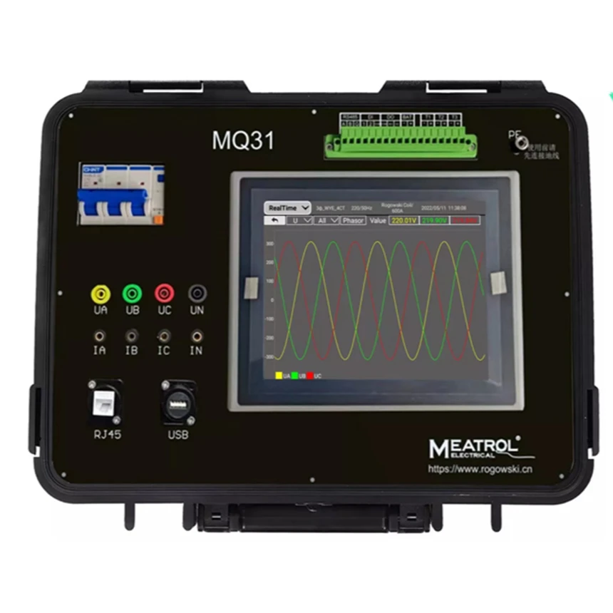 

Power analyzer MEATROL MQ31 Electric energy meter 3 phase Power quality analyzer