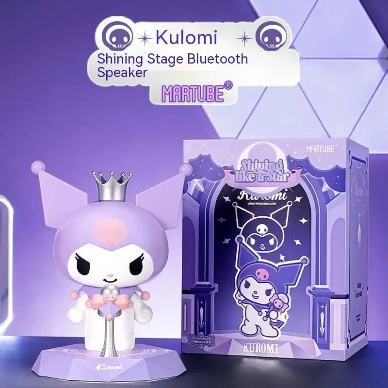

Аниме Sanrio Kawaii фигурка Kuromi Bluetooth Колонка Kuromi сценические звезды Soundbox рождественские подарки женский день для девушки