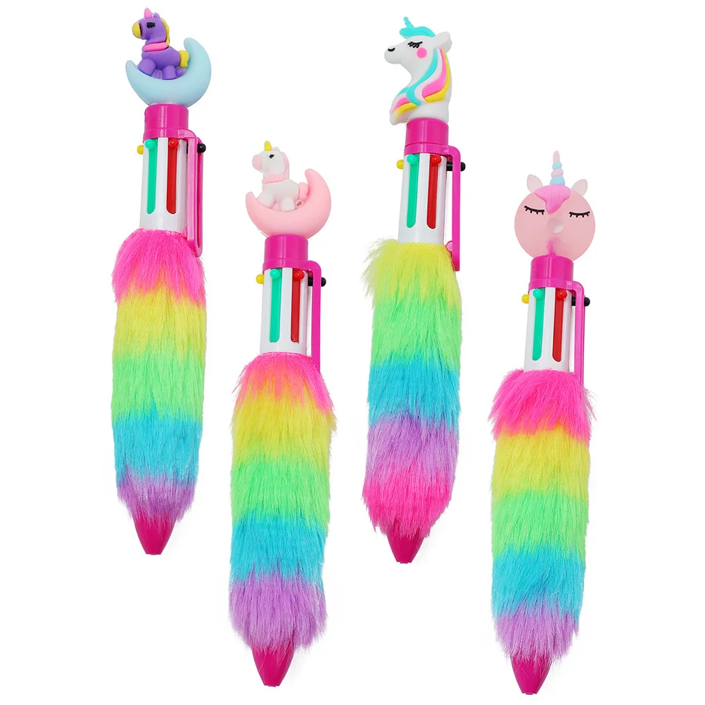

Unicorn Ballpoint Pen Fun Pens Kids Multi Colored Scrapbooking Cartoon Cute Bulk