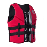 2022 new neoprene kids adult life jackets water sports big buoyancy vest boating rafting fishing surfing swimming life jackets