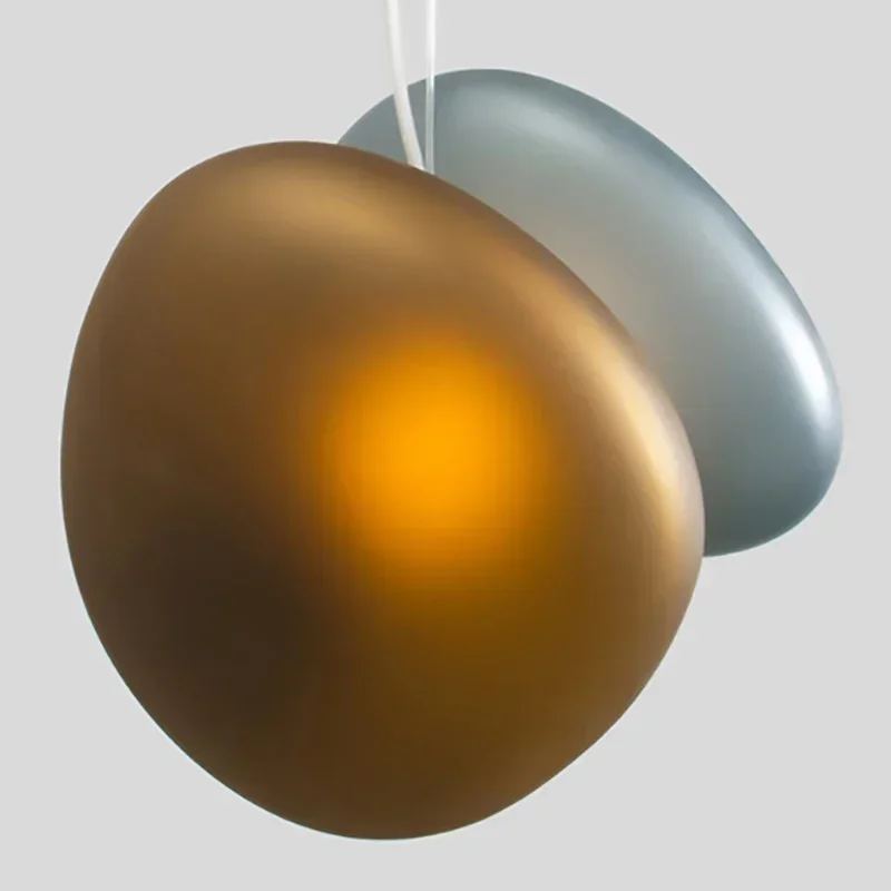 Креативная стеклянная люстра из гальки ресторан кухня спальня прикроватная