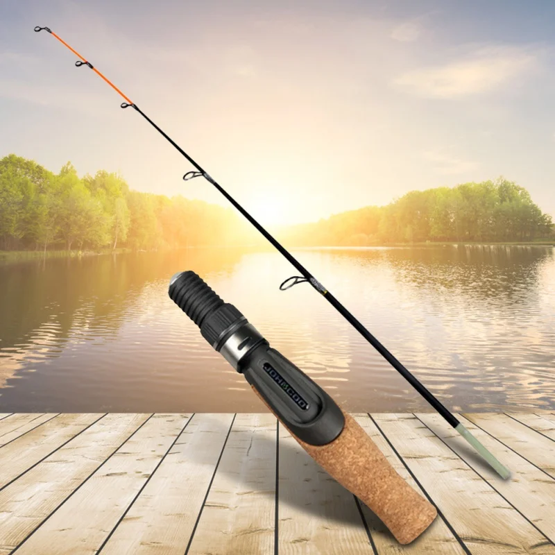 

Портативные удочки для подледного спиннинга, 1 наконечник, зимняя рыболовная удочка для Судака, окуня