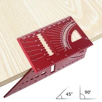 angle ruler aluminum alloy multifunction measuring ruler 45 degrees 90 degrees t type gauge angle ruler measuring tools