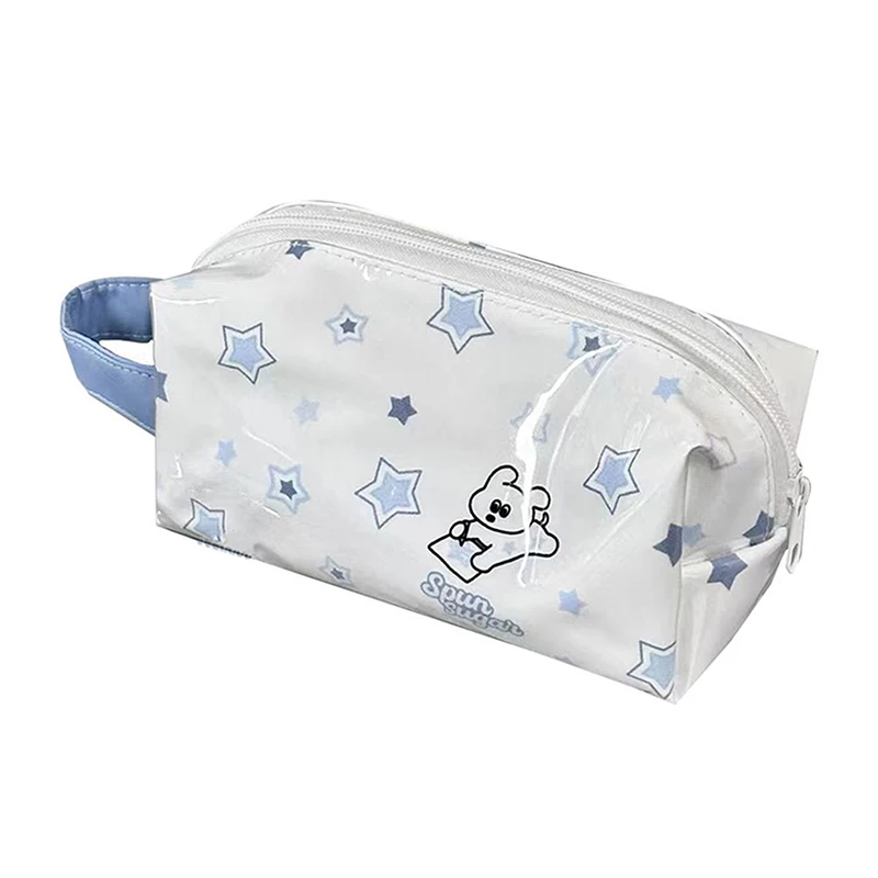 1 шт. милый пенал со звездой и собакой большой емкости косметичка студенческие