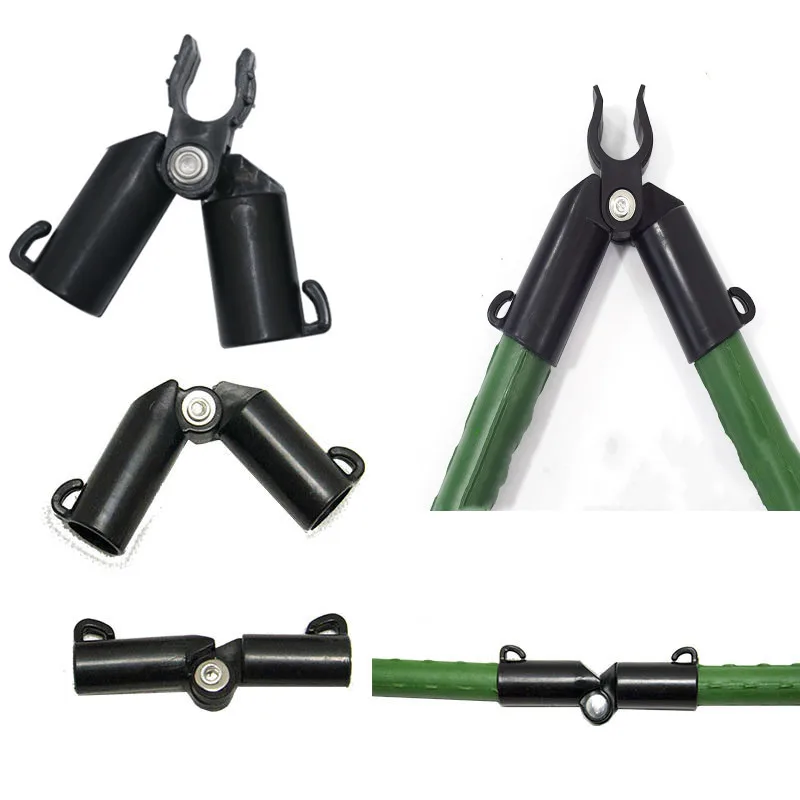 

10PC Plant Support Adjustable Angle A B Type Fastener Sprawling Quick Set Up Climbing Vine Bracket Plant Pipe Garden Bracket