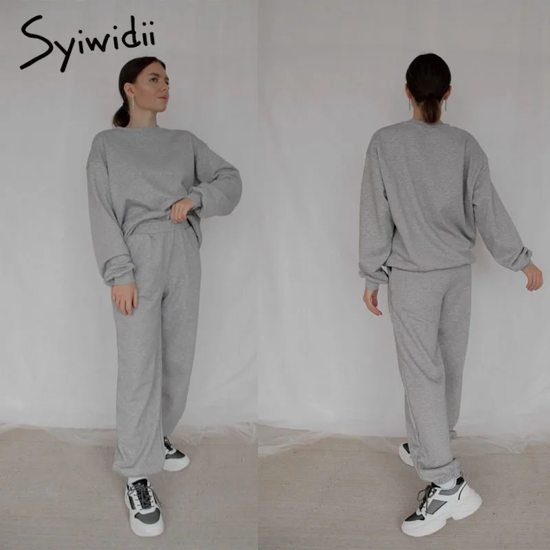 Syiwidii спортивная одежда женский зимний спортивный костюм весна 2022 комплект из