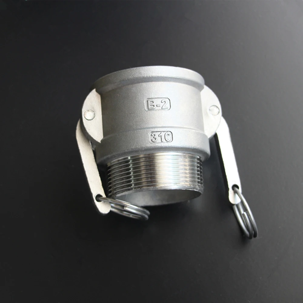 

1/2" BSPT Male x Socket Type B Camlock Quick Disconnect Coupling 304/316 Stianless Cam Groove For Hose Pumps Homebrew 3/4"1"2"