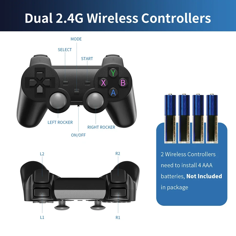 Игровая консоль GD20 2 4 ГГц 905 м Emuelec 3 70000 +