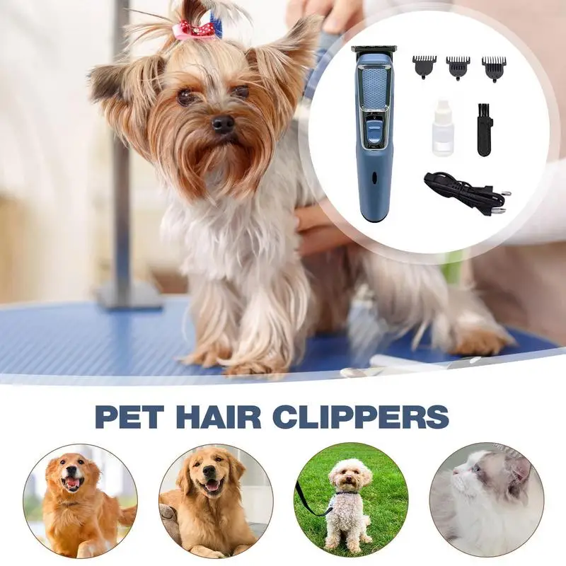 

Dog Clippers Rechargeable Electric Pet Hair Trimmers Set Cat Hair Trimmer Quiet Cordless Dog Shaver Clippers pet accessories