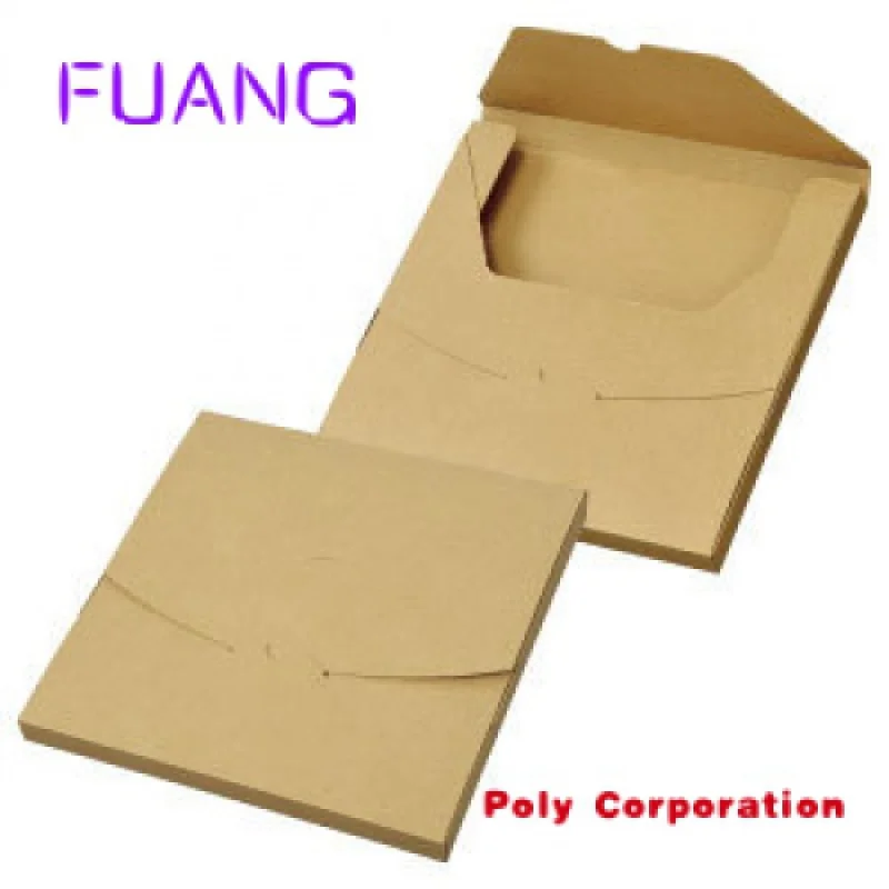 Custom Logo Printing Paper A4 Kraft Paper Cardboard Envelope Box T-Shirt Shirt Clothing Packaging Envelopes images - 6