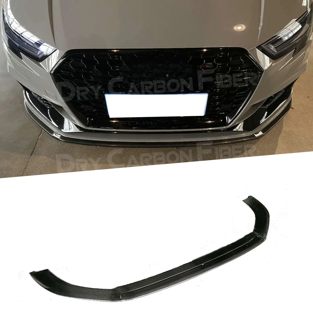 

Удлинитель переднего бампера из углеродного волокна/ФАП для Audi A3 RS3 2017 -2019 не для A3 Standard S3, Стайлинг автомобиля