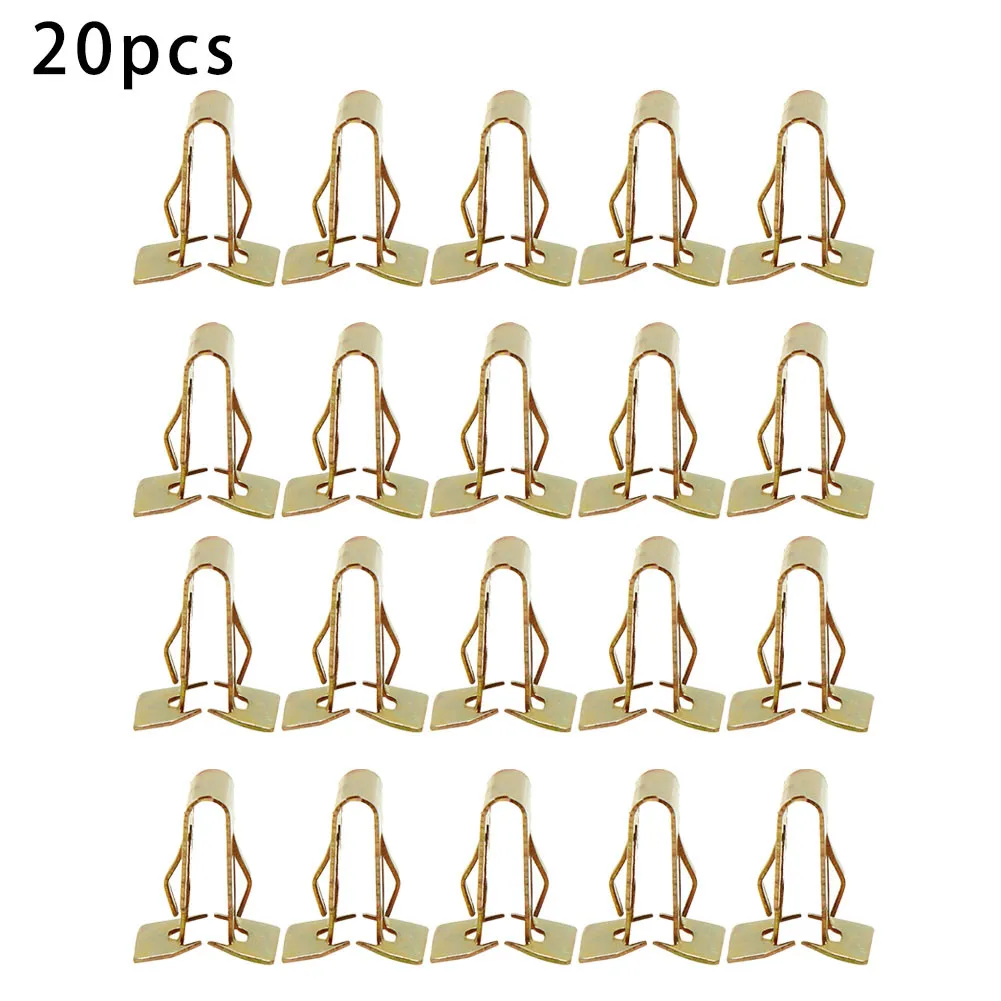 

12.2x12.7x15.5mm Metal Retainer Clip 20PCS Console Dash Dashboard Trim