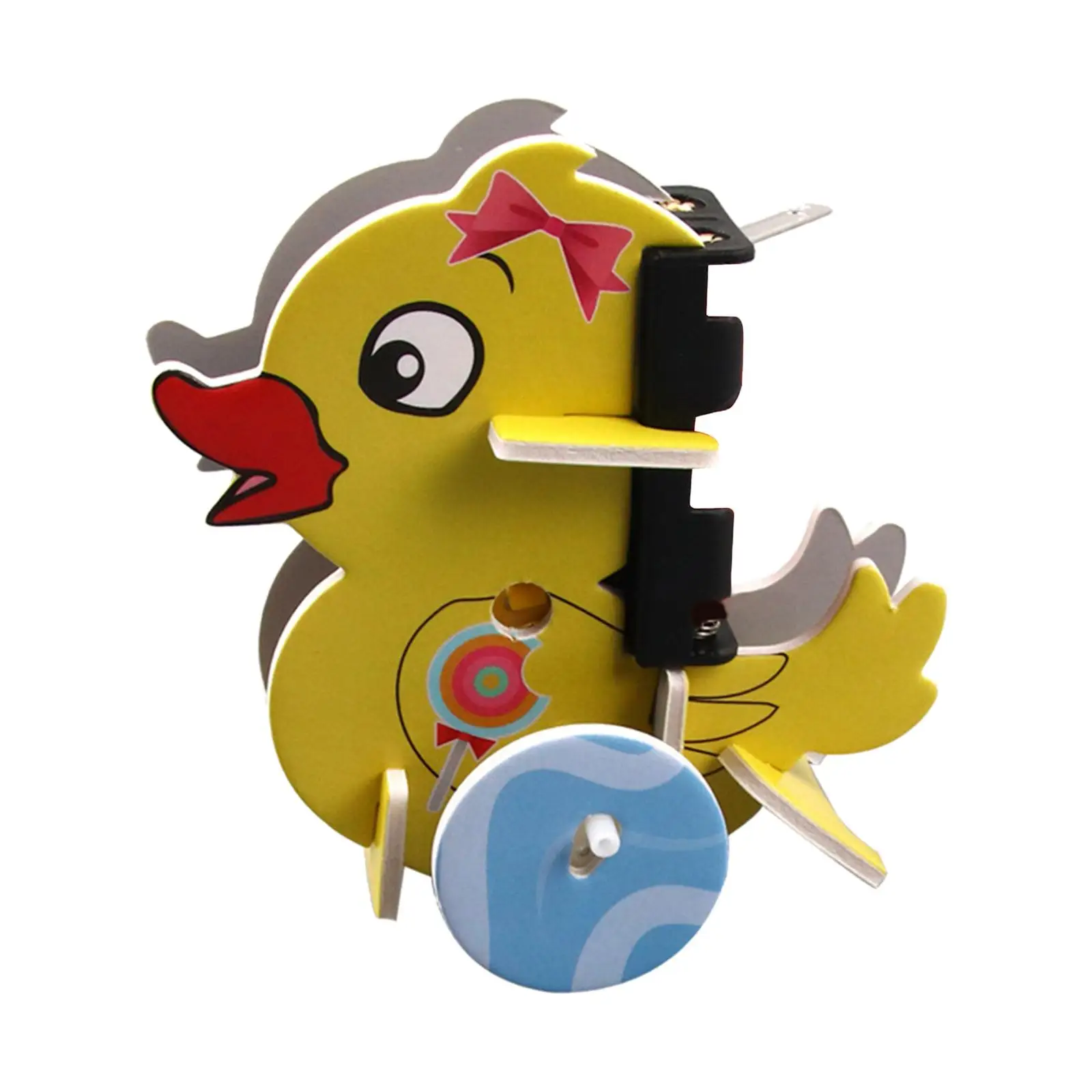 

Puzzle Swing Yellow Duck Model Building Toys DIY Assembly Craft Science Toy Physical Scientific Experiment Set for Birthday Gift