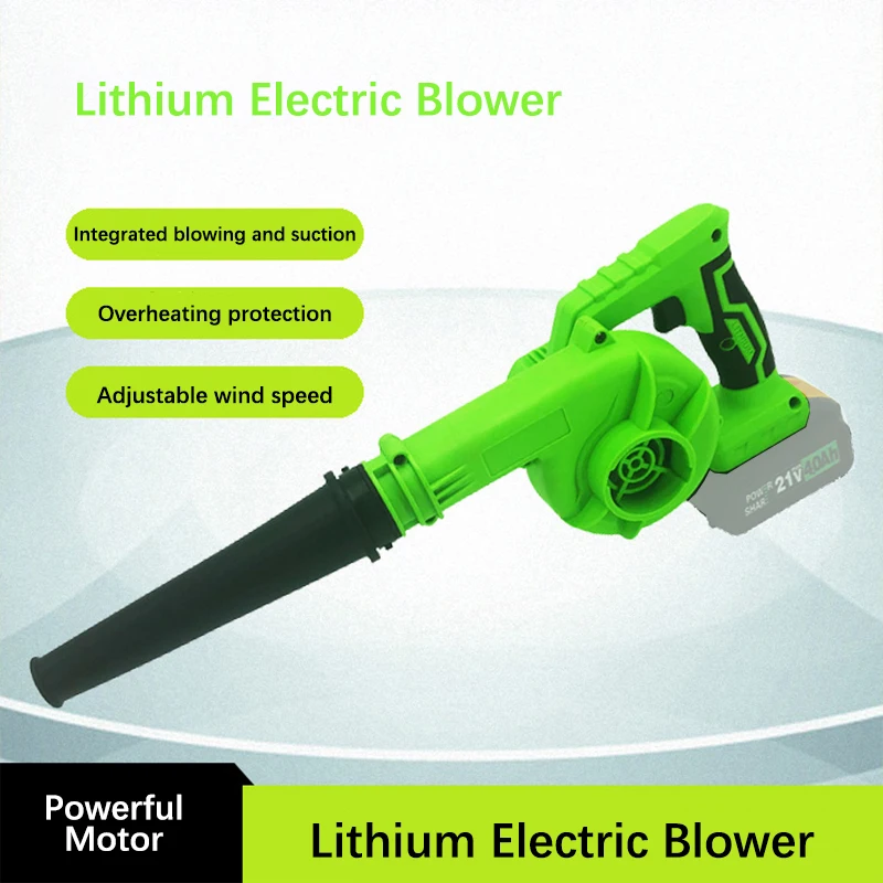 Литиевая Электрическая воздуходувка, беспроводной всасывающий интегрированный пылесборник для Makita 18V BL1830 HongSong Lomvum, литиевая батарея