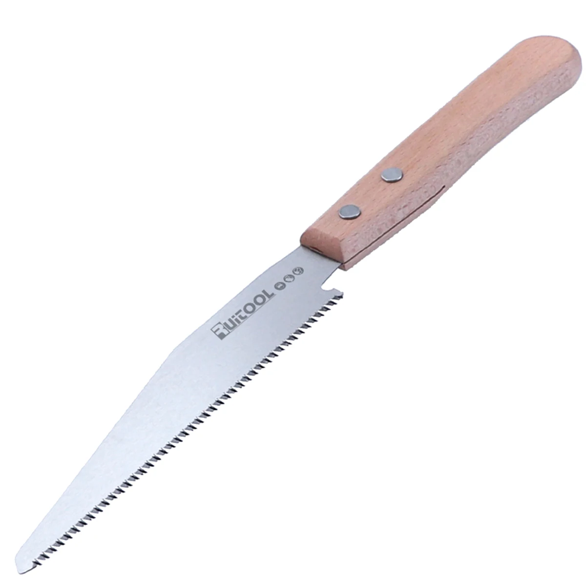 

12.2 Inch Hand Saw SK5 Steel Pull Saw 14 TPI Flush Cut Saw with 3 Blade Grinding Teeth Handheld Trim Saw with Beech Wood Handdle