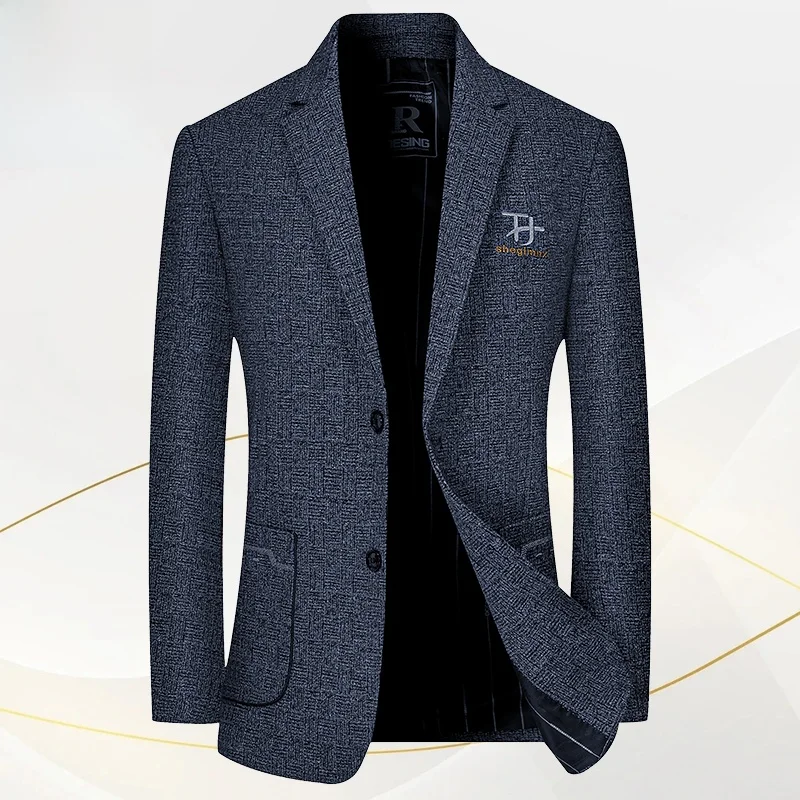 Новый мужской повседневный костюм Woodpecker на весну и осень высококачественная