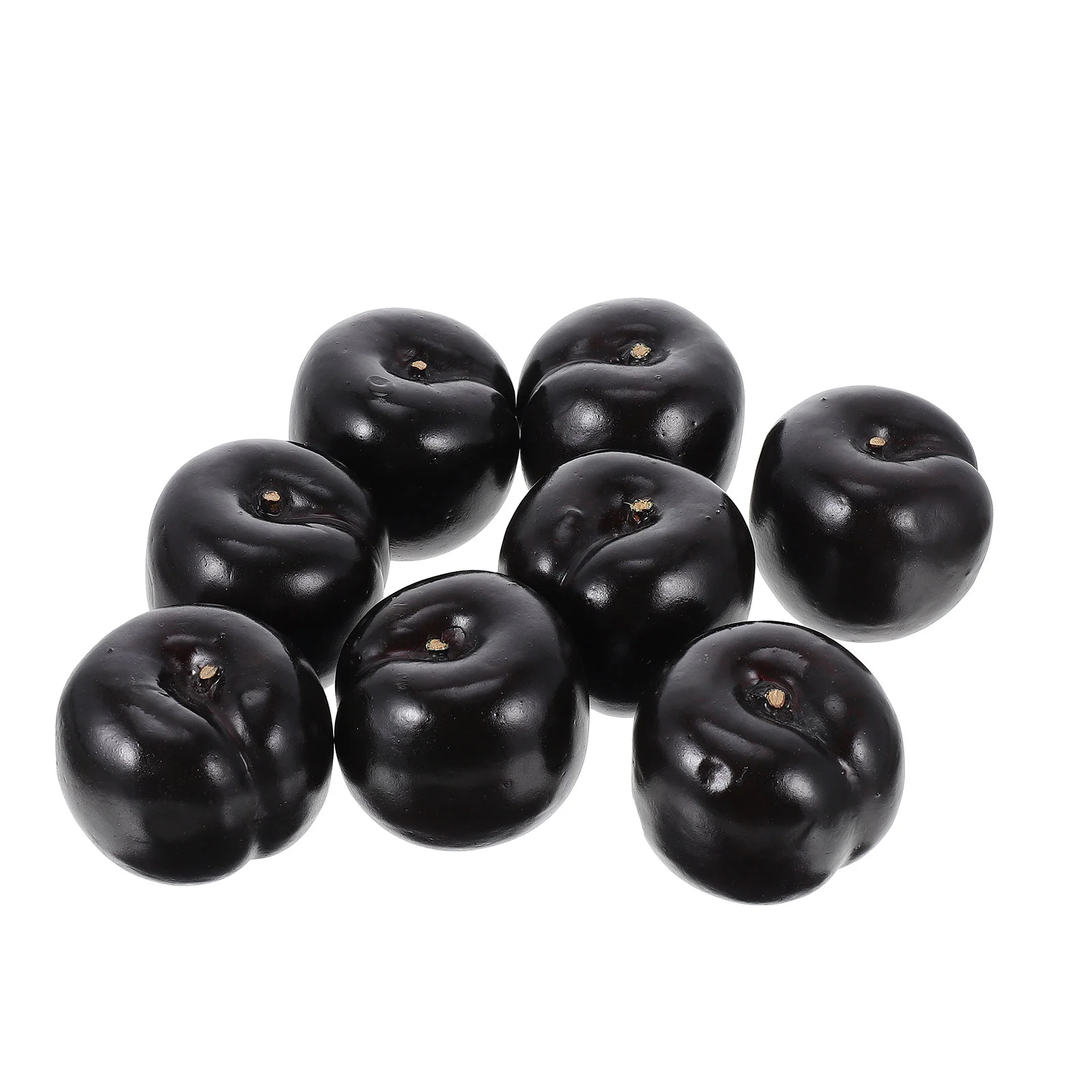 

Plum Fruit Fruits Fake Artificial Simulation Decor Props Vegetablesrealistic Brin Play Ornament Toy Black Decorative Model Faux