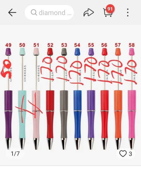 

1240pcs pens as picture shows