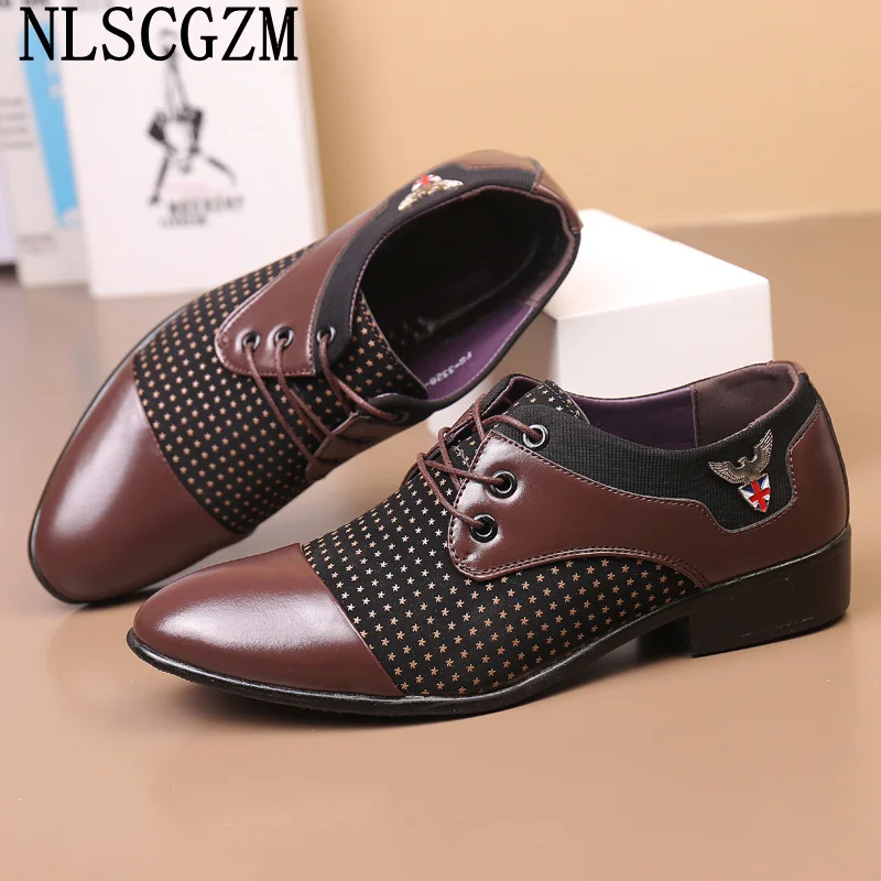 

Leather Shoes for Men Italiano Wedding Dress Oxford Shoes for Men Office 2023 Formal Shoes for Men Business Suit Chaussure Homme