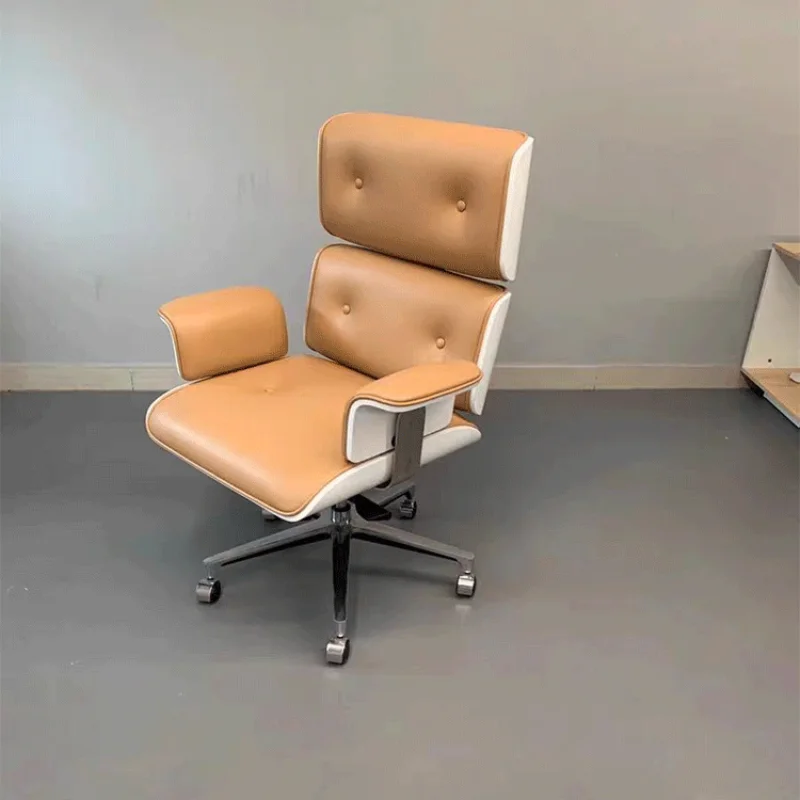 Кожаное офисное кресло кресла для коррекции осанки невагомый стол игровой стул